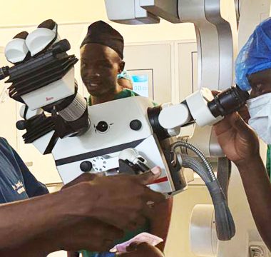 Advanced neurosurgical equipment at Mulago Hospital